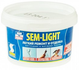 Шпатлёвка Semin Sem-Light, сверхлёгкая заполняющая