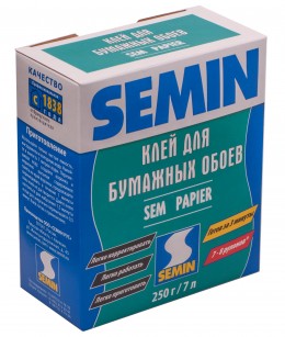 Обойный клей Semin Sem Papier, для бумажных обоев
