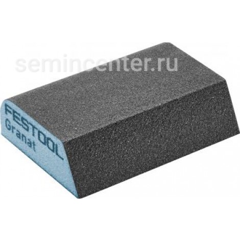 Ассиметричная шлифовальная губка Festool Granat CO GR/6, 69 x 98 x 26 мм