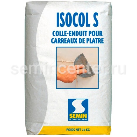 Клей-шпатлёвка Semin Isocol S, для декора и стеновых материалов