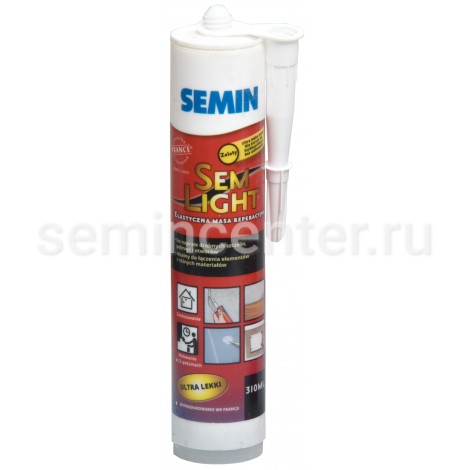 Шпатлёвка Semin Sem-Light, сверхлёгкая заполняющая (под пистолет)