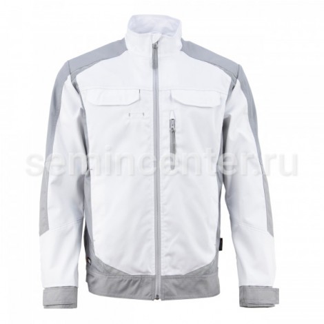 Куртка рабочая, белый/серый